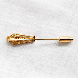 Vintage Ben-Amun Signed Gold Tone Egyptian King Tut Stick Pin