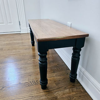 Refurbished Painted and Stained Bench