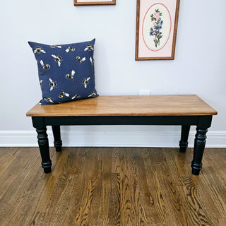 Refurbished Painted and Stained Bench