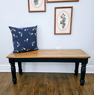 Refurbished Painted and Stained Bench