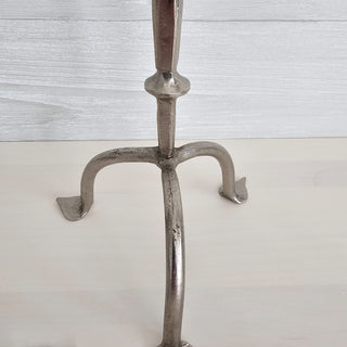 Set of Three Vintage Cast Aluminum Candle Holders