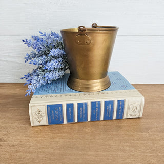 Small Brass Bucket Planter Pail With Handle Made in India