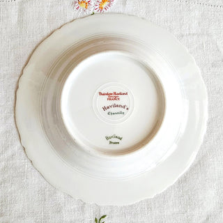 Haviland Limoges Floral Lipped Gilt Edge Replacement Soup Bowl 7.75"